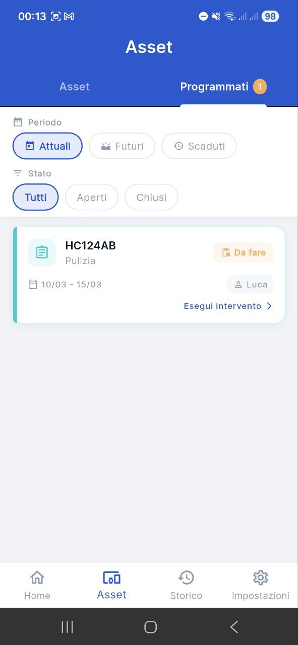 Interventi programmati